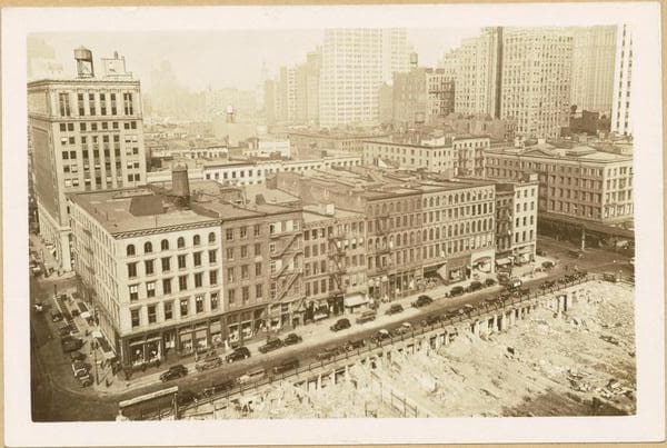 Manhattan: Barclay Street - Church Street, 1934