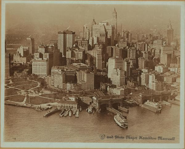 General view - Lower Manhattan -[Upper New York Bay.], 1928