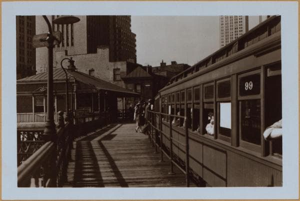 Manhattan: Greenwich Street - Battery Place, 1940