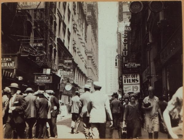 Manhattan: Nassau Street - Temple Court, 1928