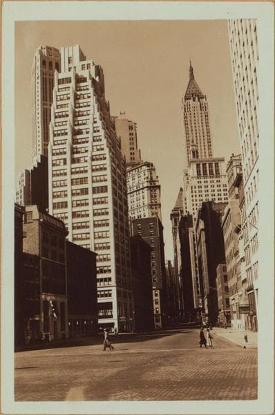 Manhattan: Wall Street - South Street, 1934