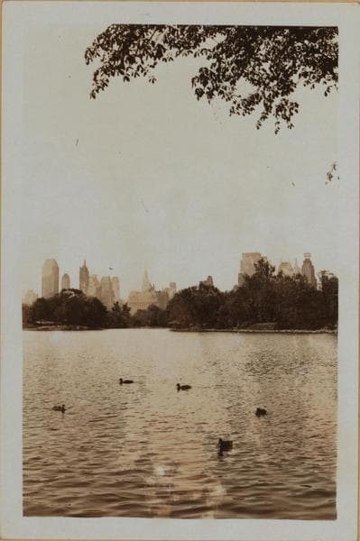 Manhattan: Central Park - The Lake., 1933–1935