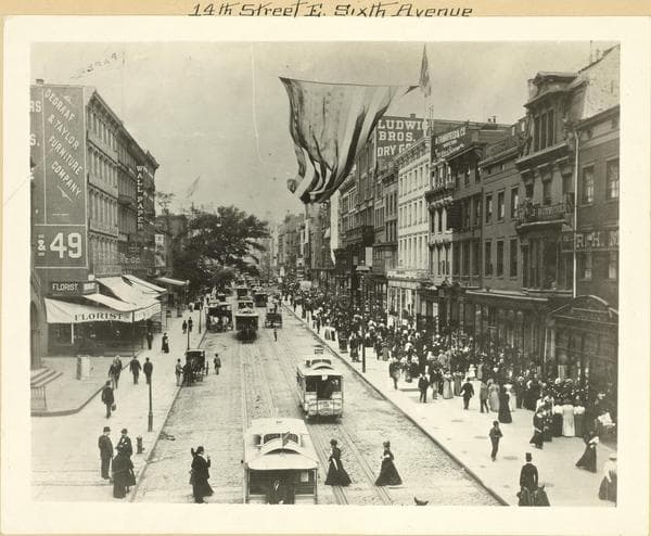 Manhattan: 14th Street - 6th Avenue, 1892