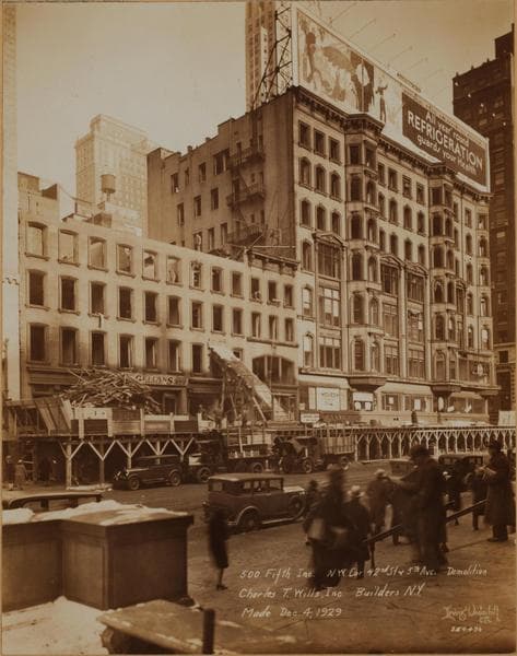 Manhattan: 42nd Street (West) - 5th Avenue, 1929