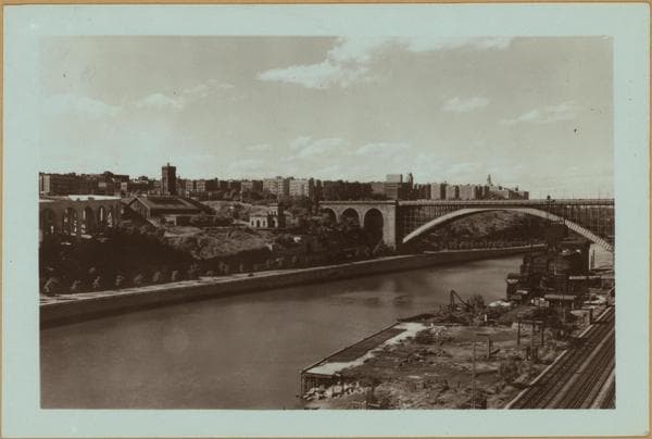 Bridges - Washington Bridge - Harlem River - [High Bridge.], 1940