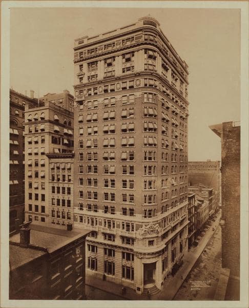 Manhattan: William Street - Maiden Lane, 1908