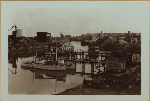 Bronx River - Westchester Avenue Bridge - [Bronx: Westchester Avenue ; 1145 Bronx River Avenue - Tremont Coal Company.], 1938–1940