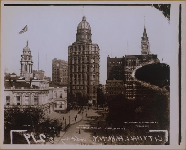 Manhattan: City Hall Park - City Hall., 1945
