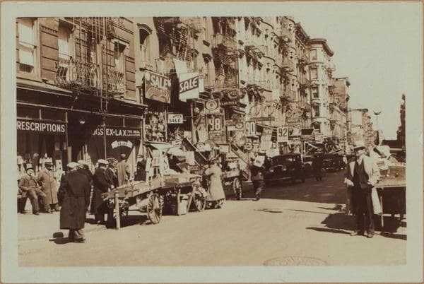 Manhattan: Rivington Street - Orchard Street, 1934