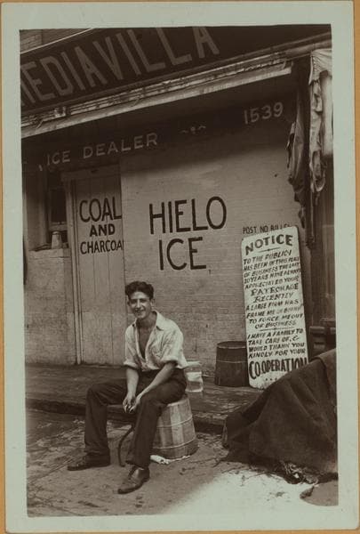 Occupations - Peddlers - Ice and Coal., 1934