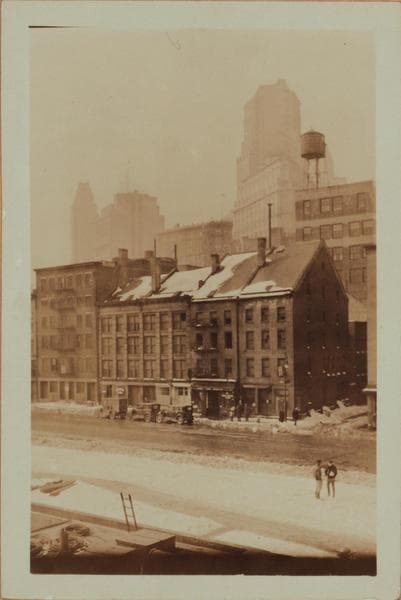 Manhattan: South Street - Pine Street, 1929