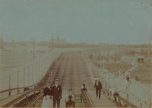 Queens: Boardwalk - Beach 98th Street, 1905