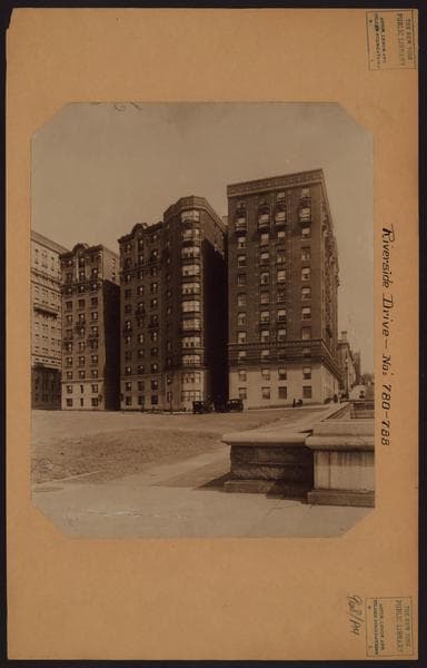 Manhattan: Riverside Drive - 155th Street, 1923