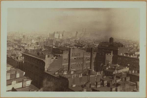 General view - [Manhattan - Delancey Street - View of Manhattan East Ghetto from Forsyth to Christie Streets - Libby's Hotel.], 1930