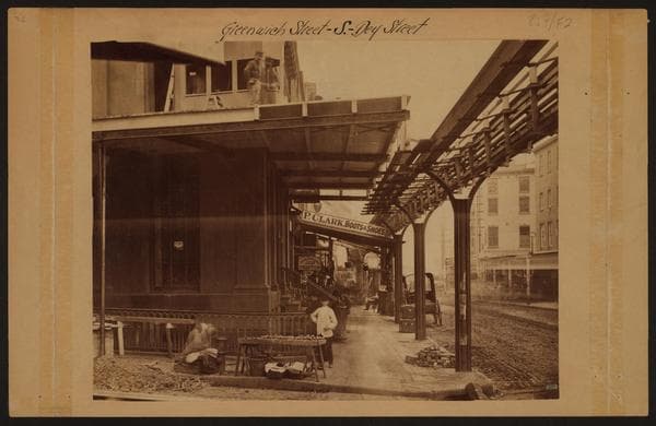 Manhattan: Greenwich Street - Dey Street, 1867
