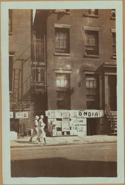Artists and poets - Greenwich Village., 1933
