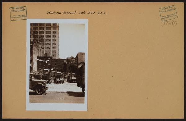 Manhattan: Hudson Street - Canal Street, 1932