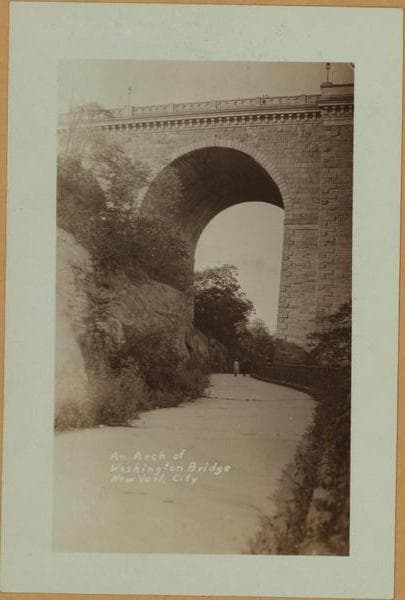 Bridges - Washington Bridge - [Manhattan end - View of a single arch.], 1923–1926