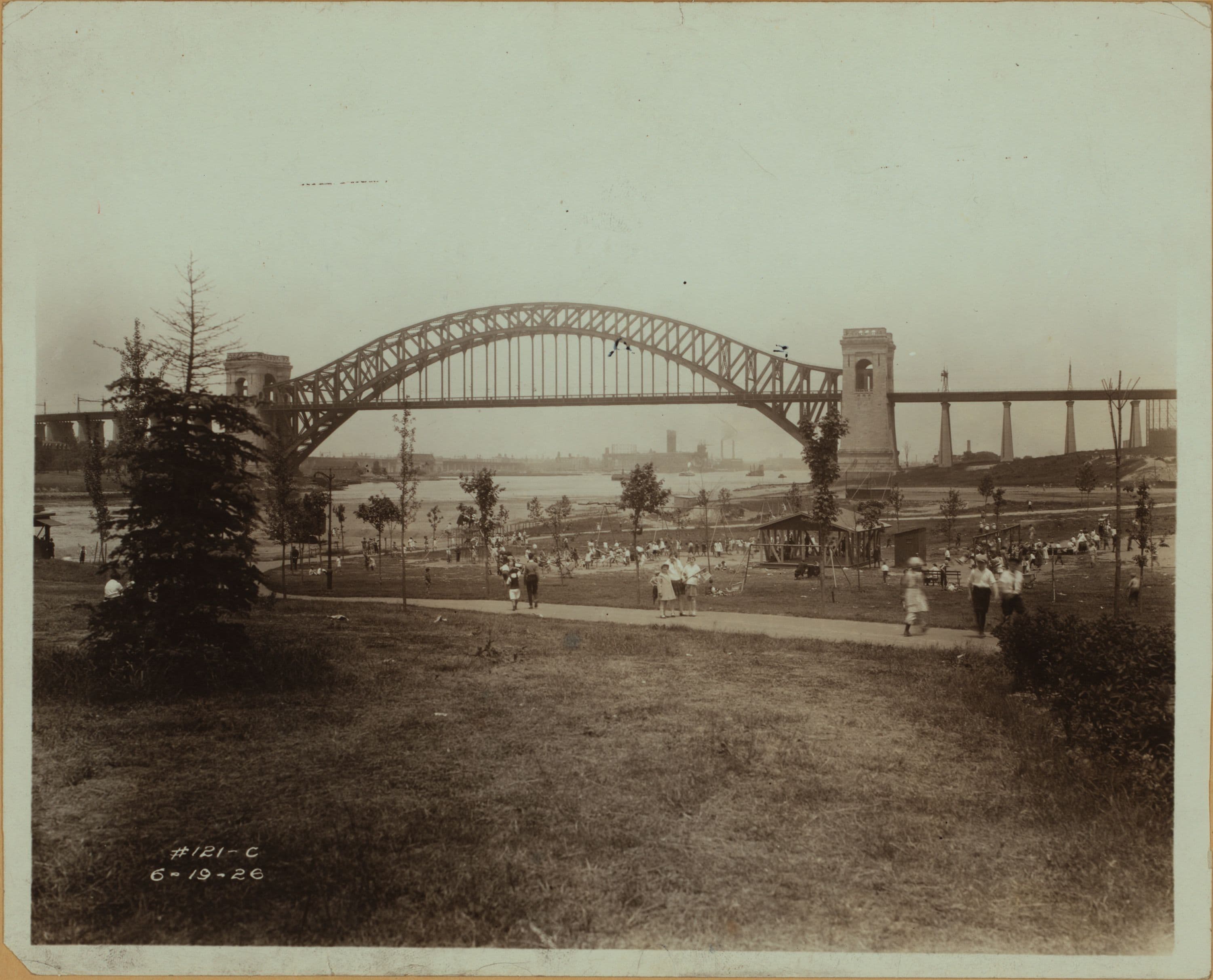 Bridges - Hell Gate Bridge - [Astoria Park playground, Queens.]