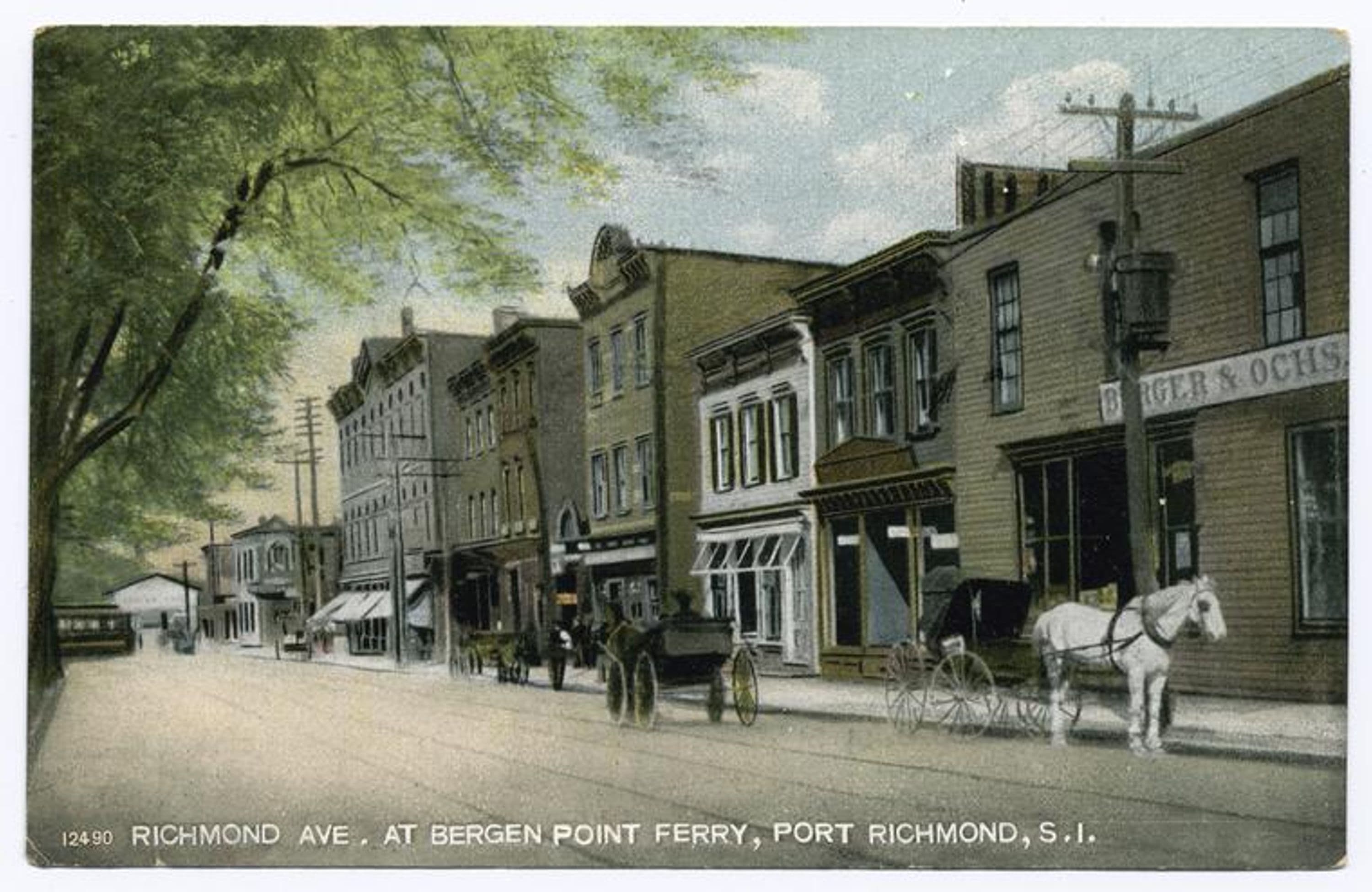Richmond Ave. at Bergen Point Ferry, Port Richmond, S. I.