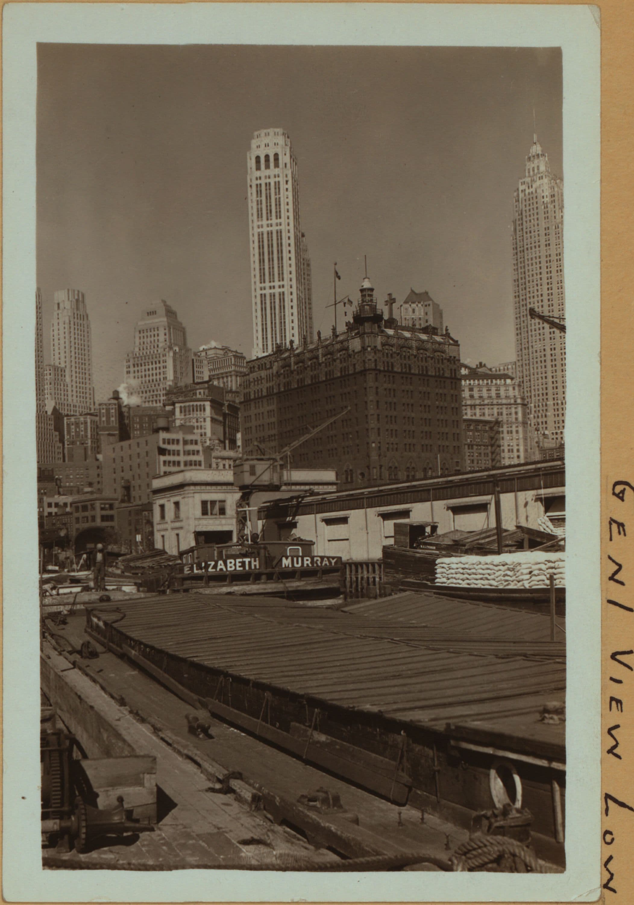 General view - Lower Manhattan - [Wall Street.]