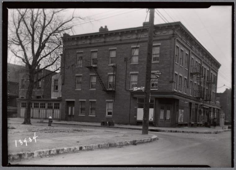 Brick row houses: Atlantic Ave.-115th Street, Queens, 1934