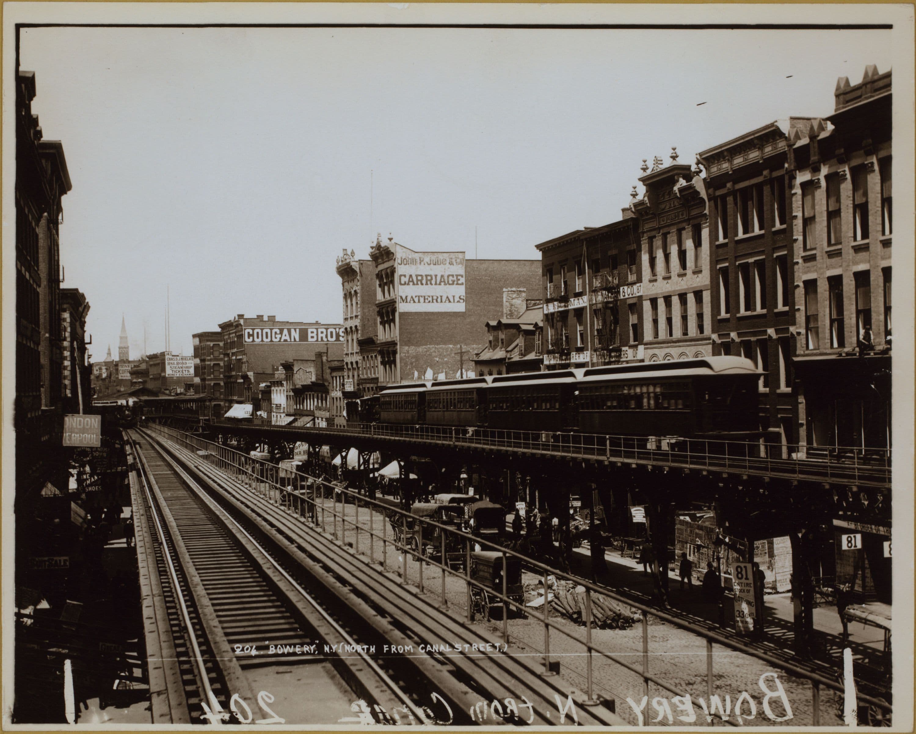 Manhattan: Bowery - Canal Street, 1945