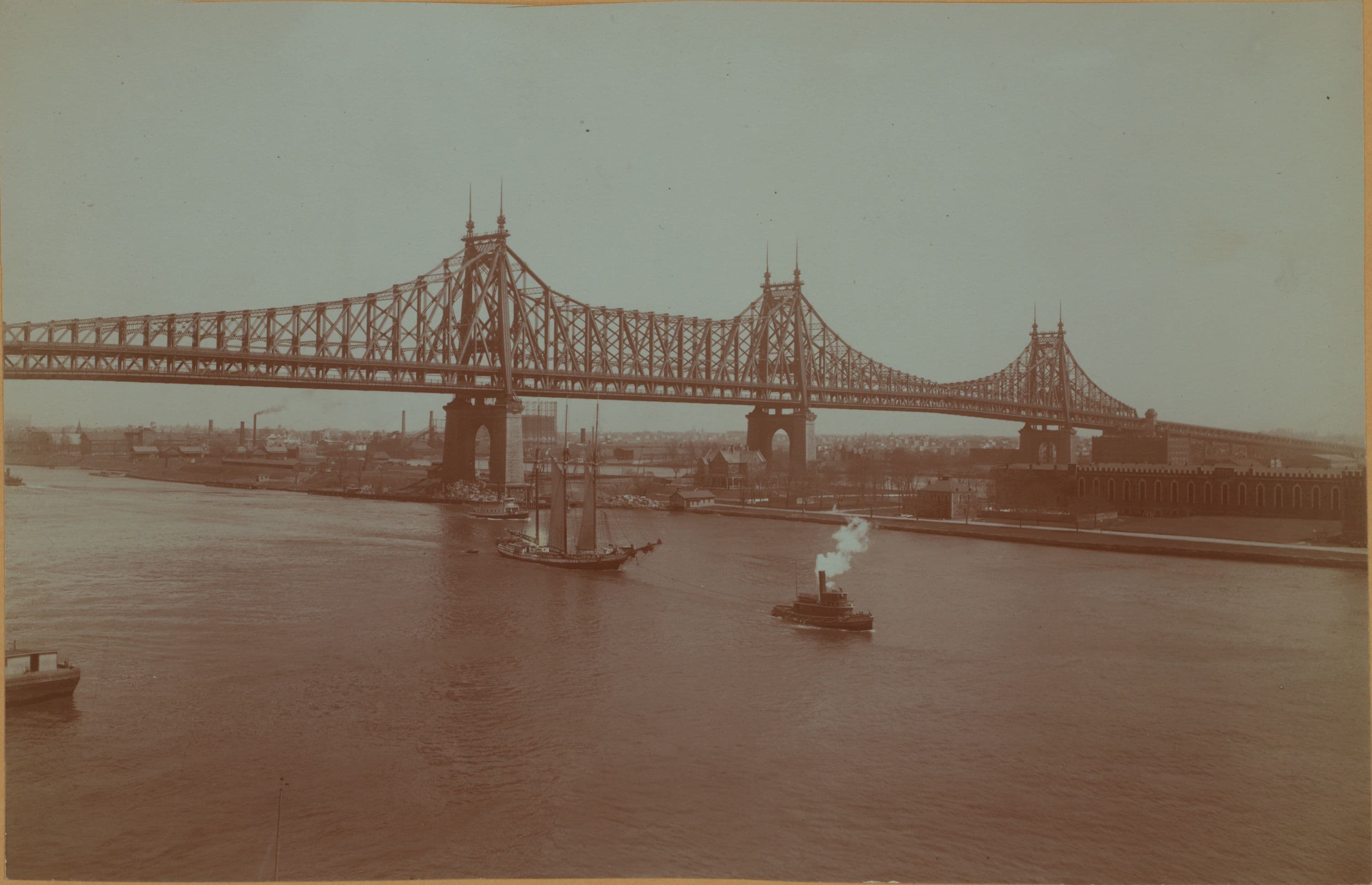 Bridges - Queensboro [Queensborough] Bridge - [Welfare Island.]