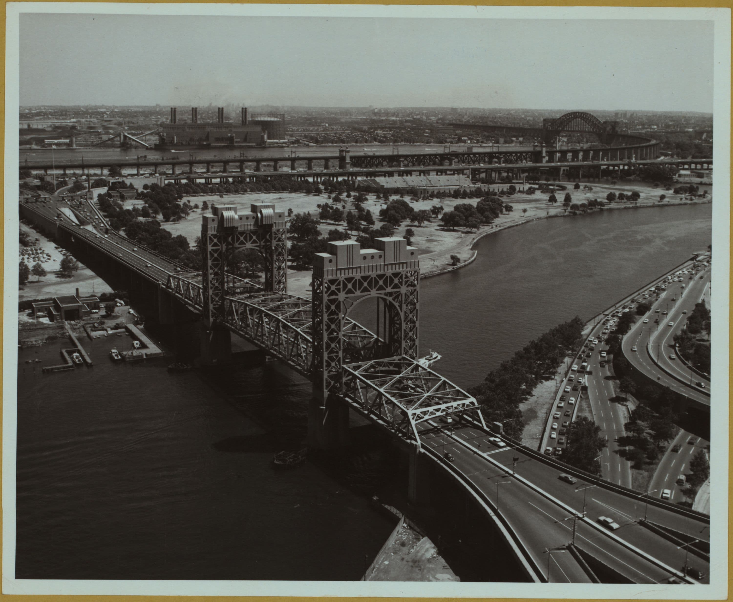 Bridges - Triborough Bridge - [Harlem River lift span.]