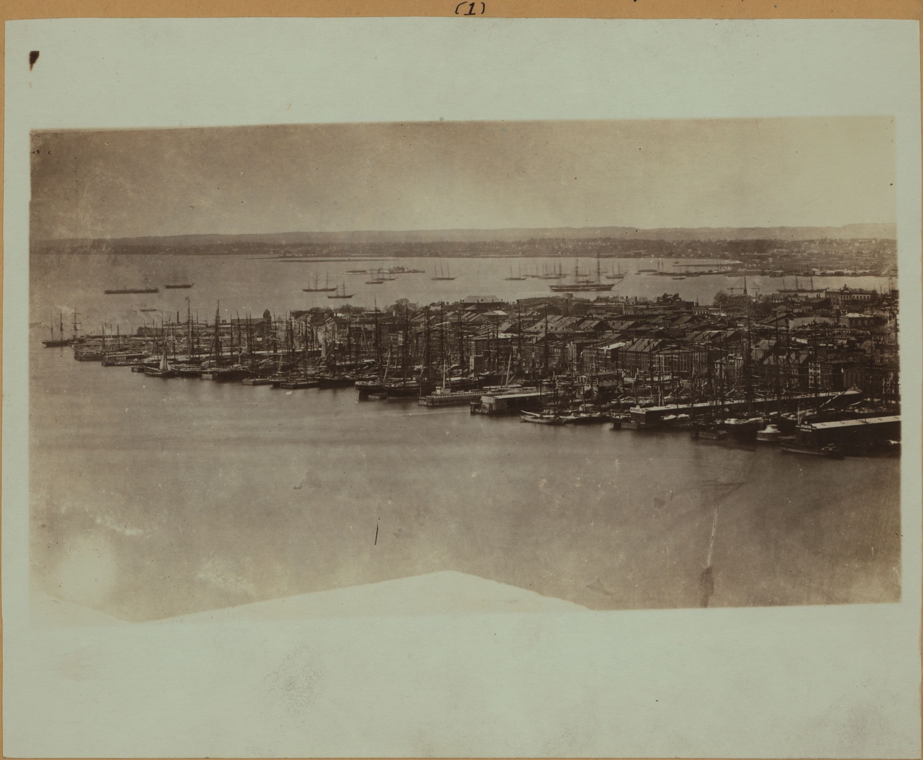 General view - Manhattan - [View of Lower Manhattan from Brooklyn Bridge.]