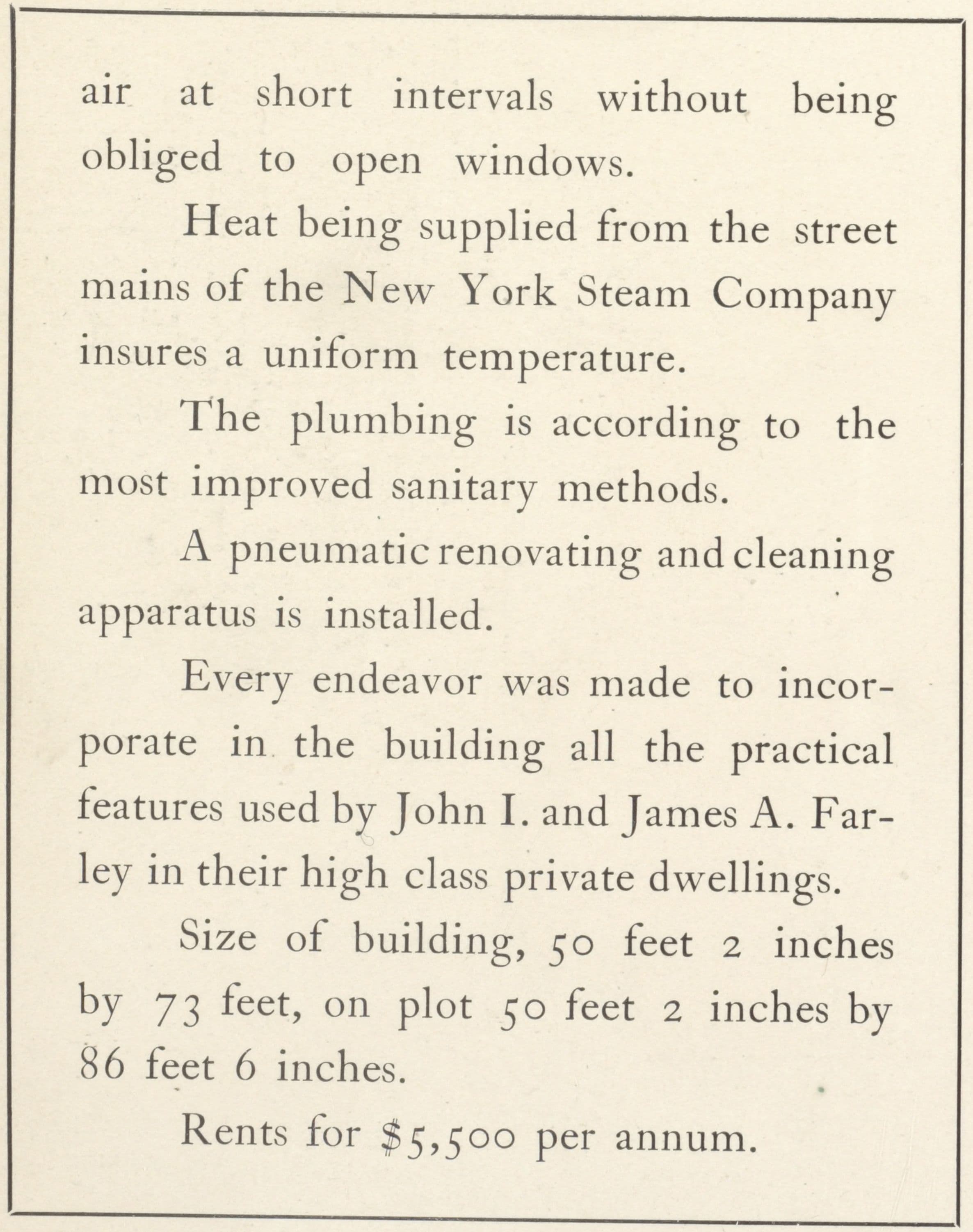 Apartment house No. 28 E. 55th Street, corner Madison Avenue ; Floor plan.