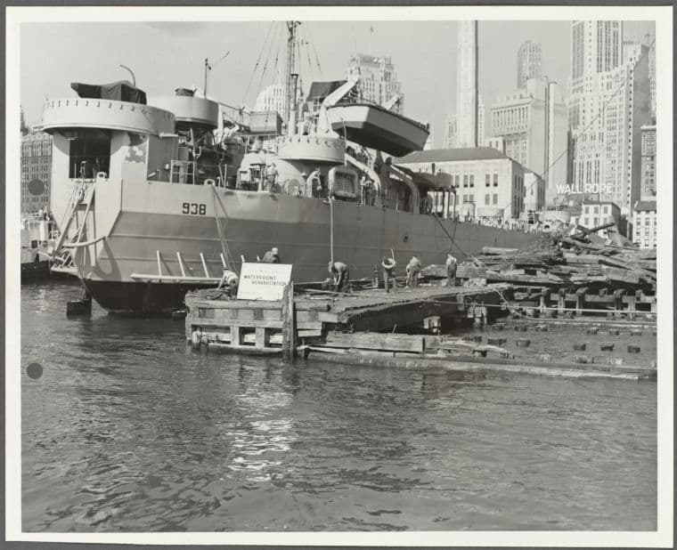 Pier 10, East River, Waterfront Rehabilitation]