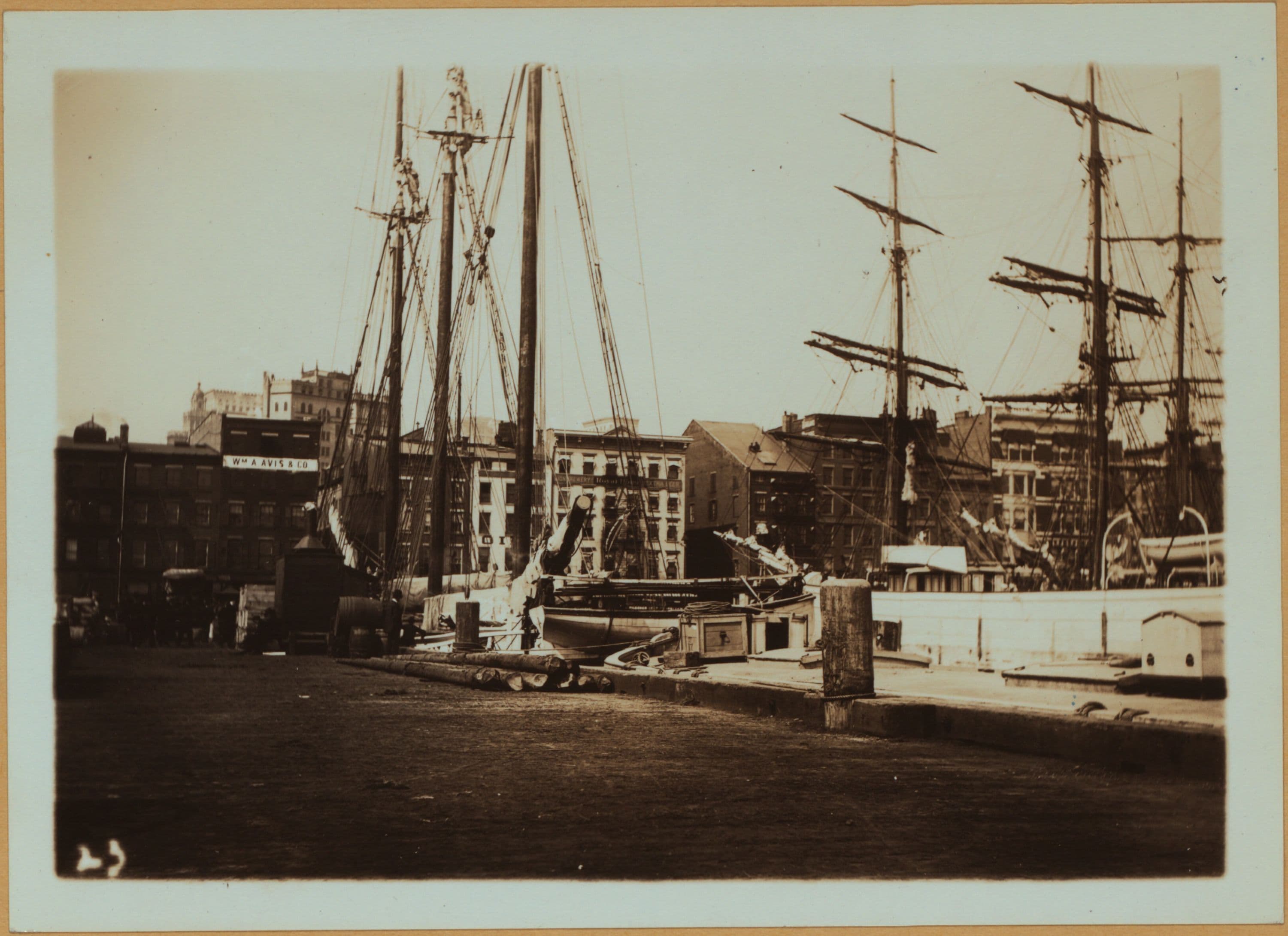 East River - shore and skyline.