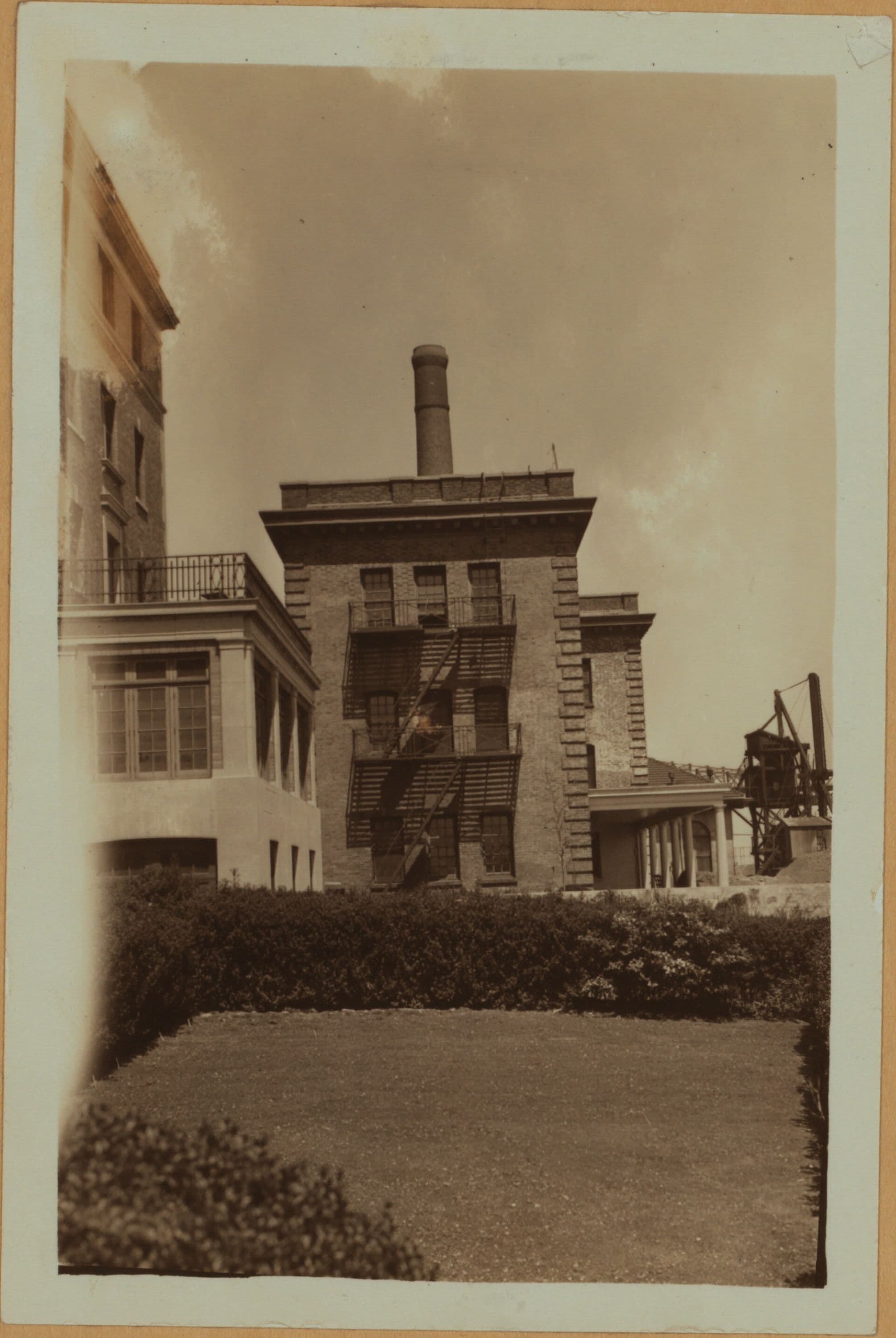 Islands - Welfare Island - City Hospital (rear view).