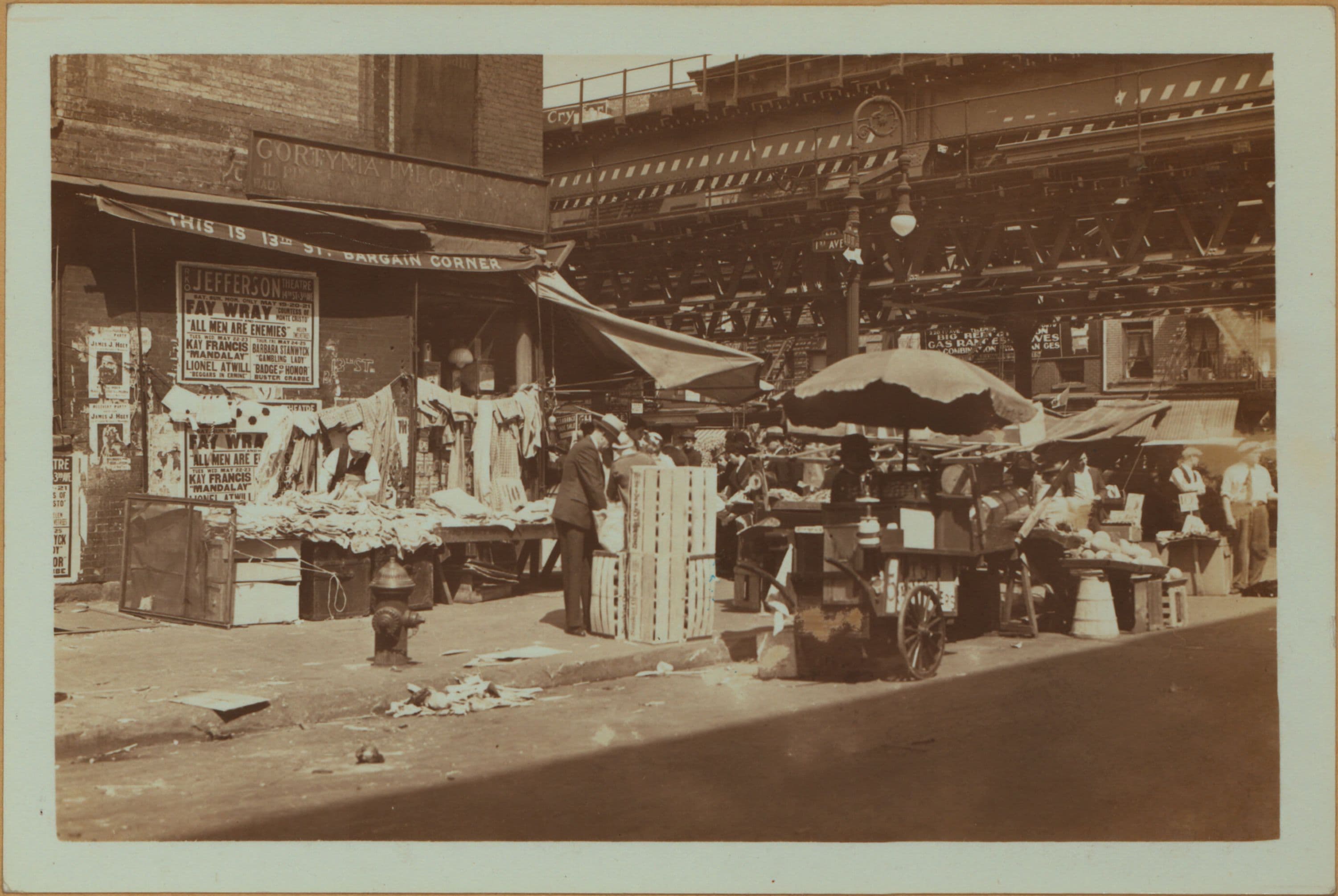 Occupations - Peddlers - Miscellaneous - Dry goods - Food.