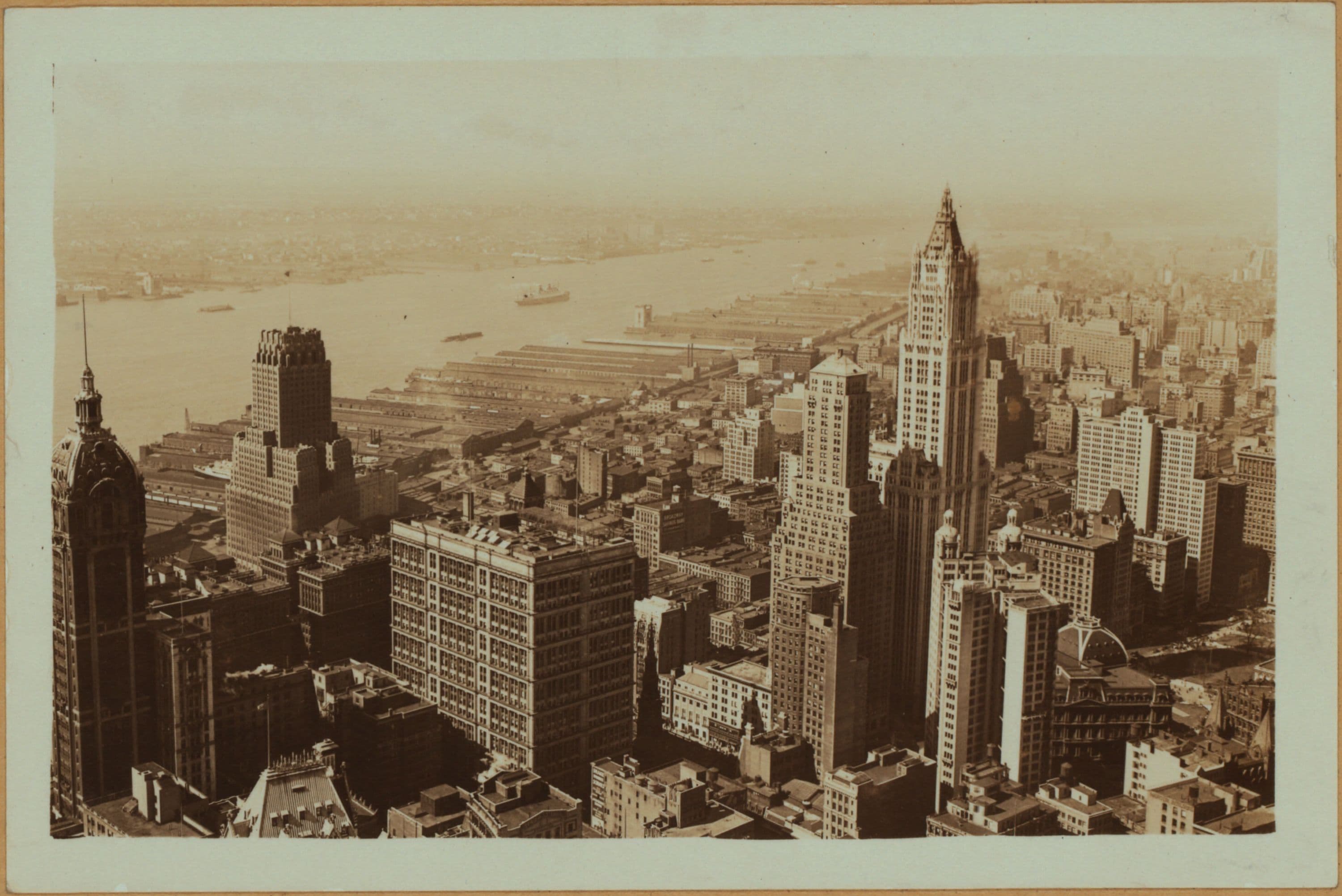 General view - [Manhattan - Between Pine and Cedar Streets - 60 Wall Street Tower (Northwest).]