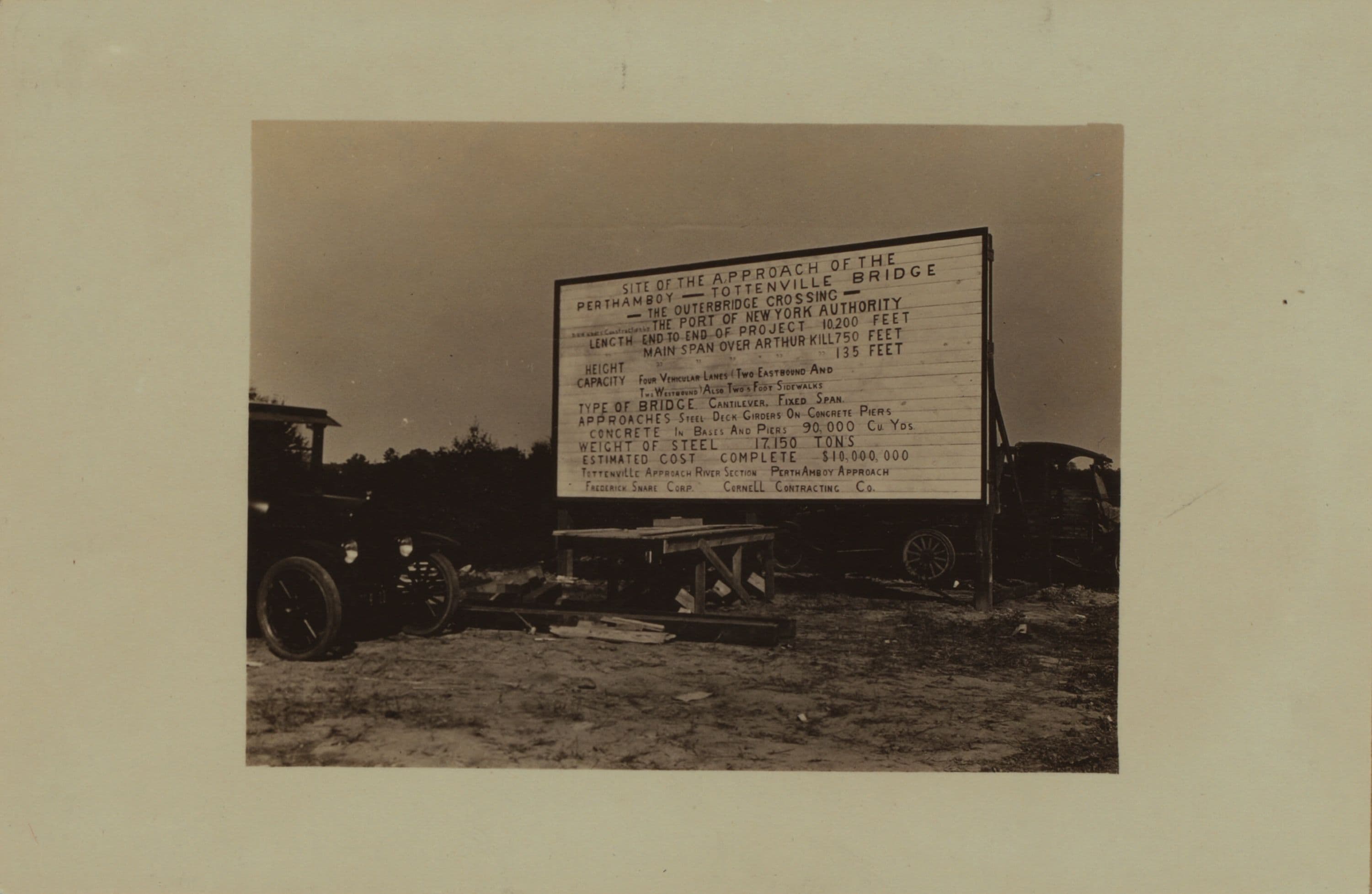 Bridges - Outerbridge Crossing site - [Linking Tottenville, Staten Island to Perth Amboy, New Jersey.]