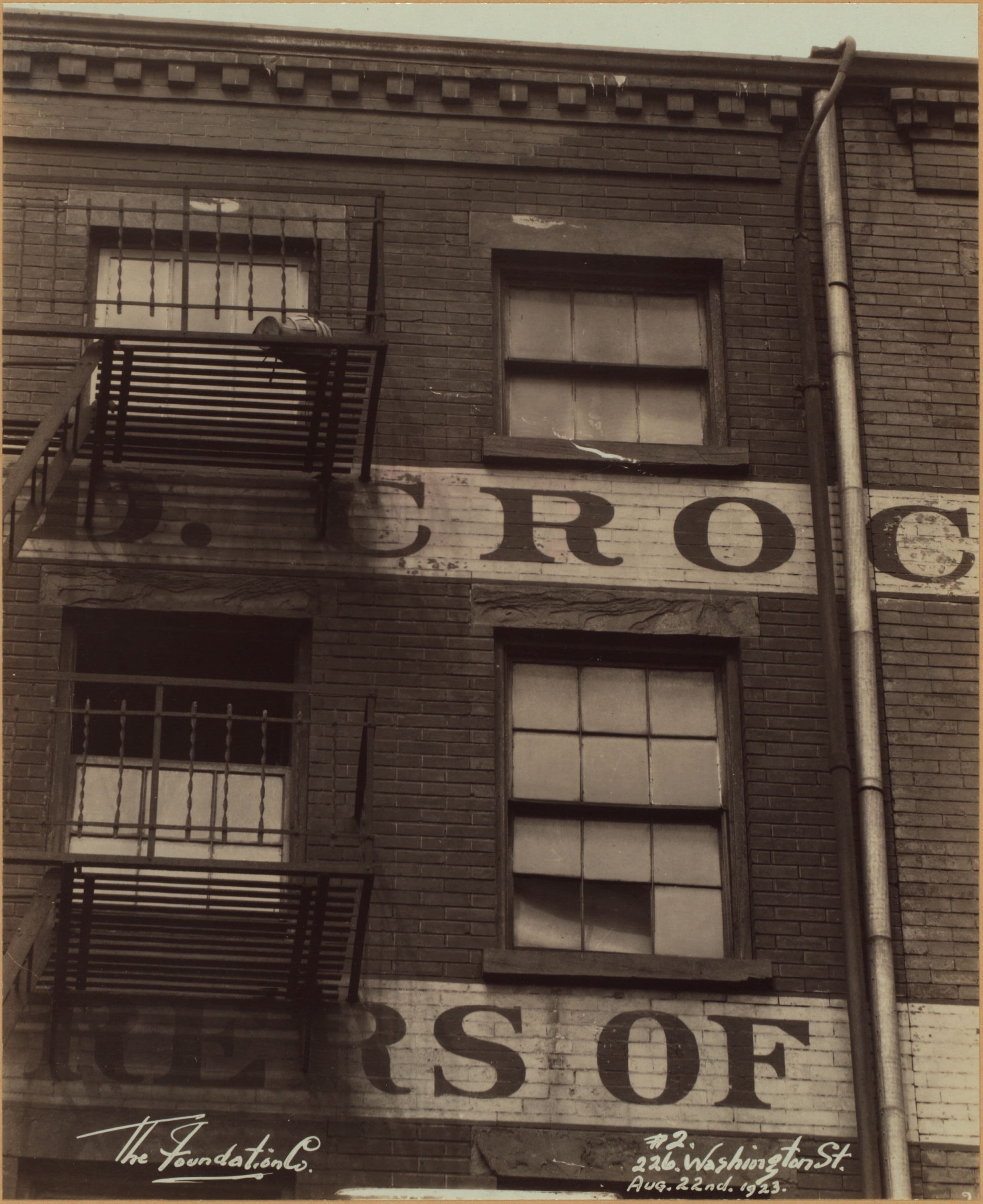 Manhattan: Washington Street - York Street, 1923