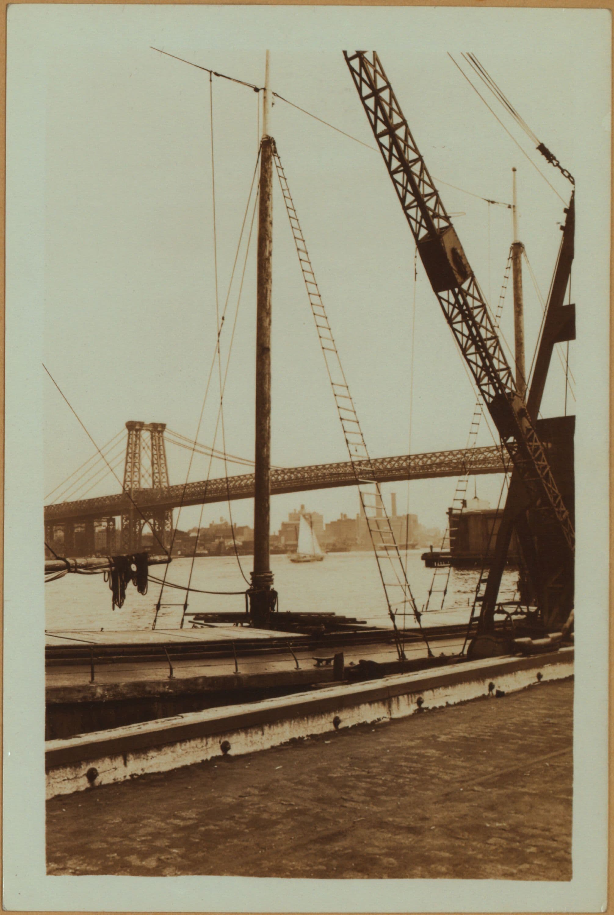 Bridges - Williamsburg Bridge - [Grand Street ferry house.]