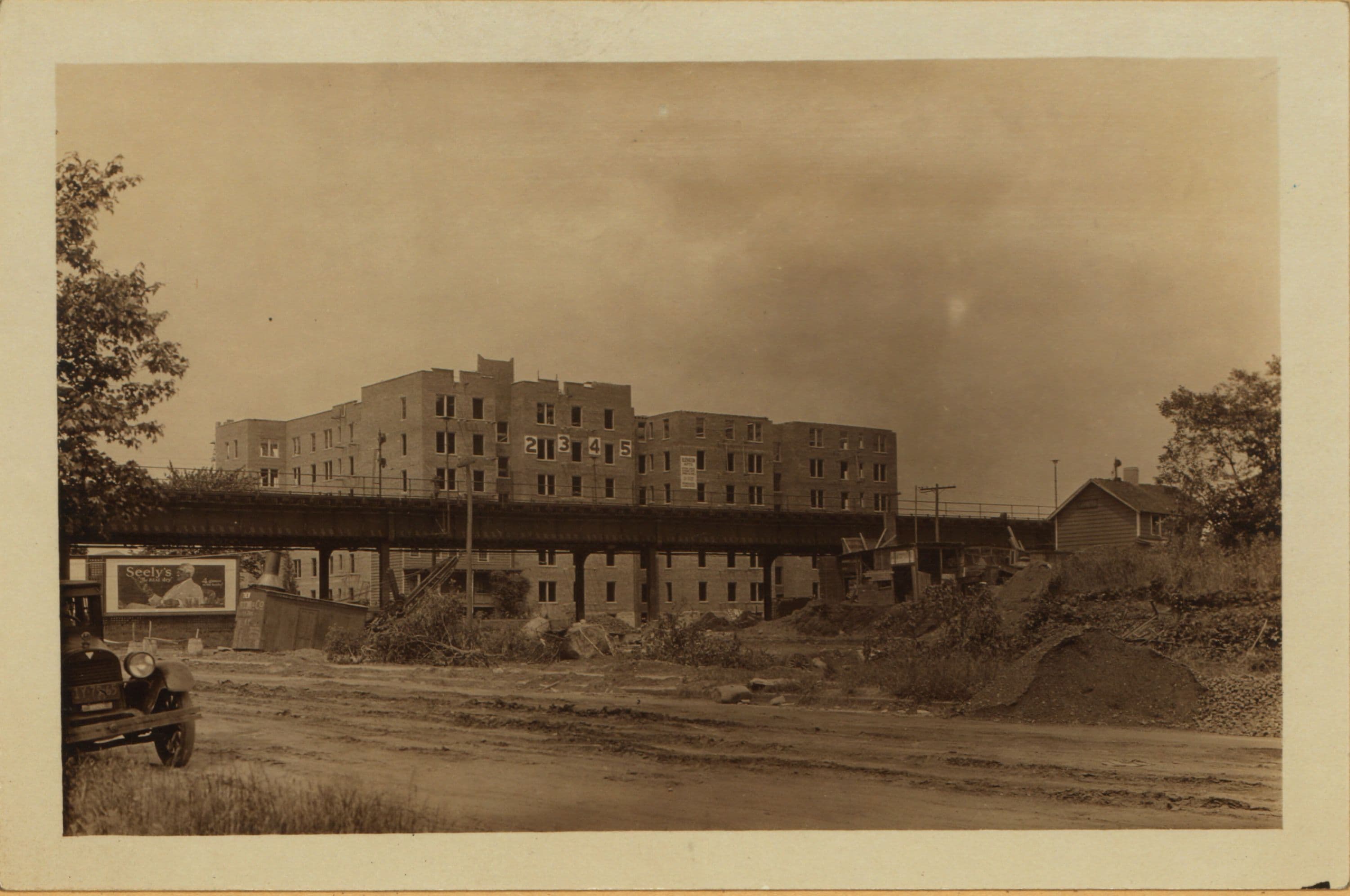 Bronx: Pugsley Avenue - southeast corner of Westchester Avenue.