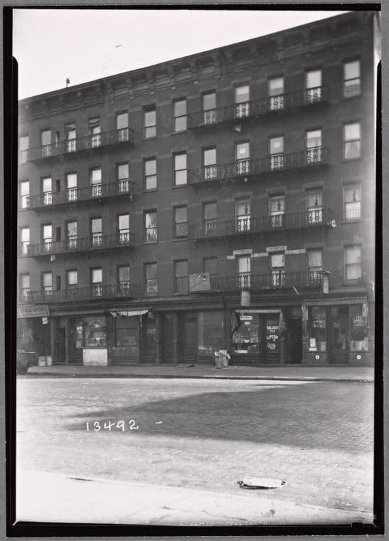 Storefronts; Charles Contaldi Grocers: 2412-2416 First Av - E 127th St, Manhattan