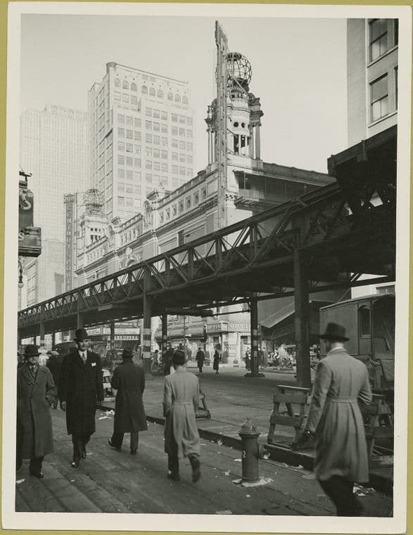 Sixth Avenue - 43rd Street - 44th Street, east side