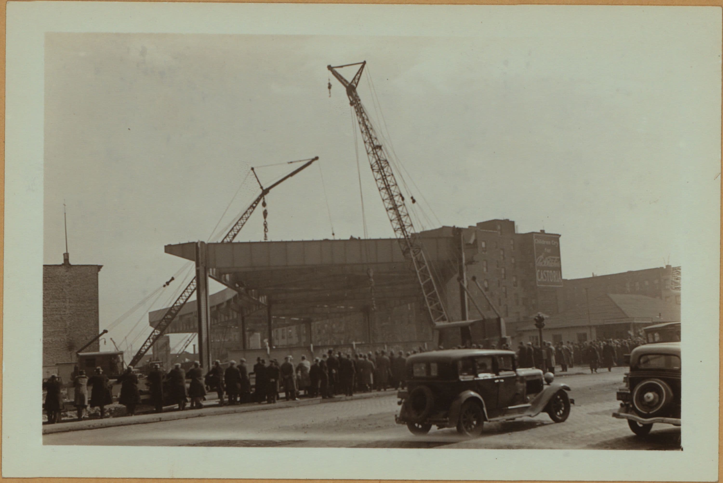 Bridges - Triborough Bridge - [Construction of Randall's Island tower.]