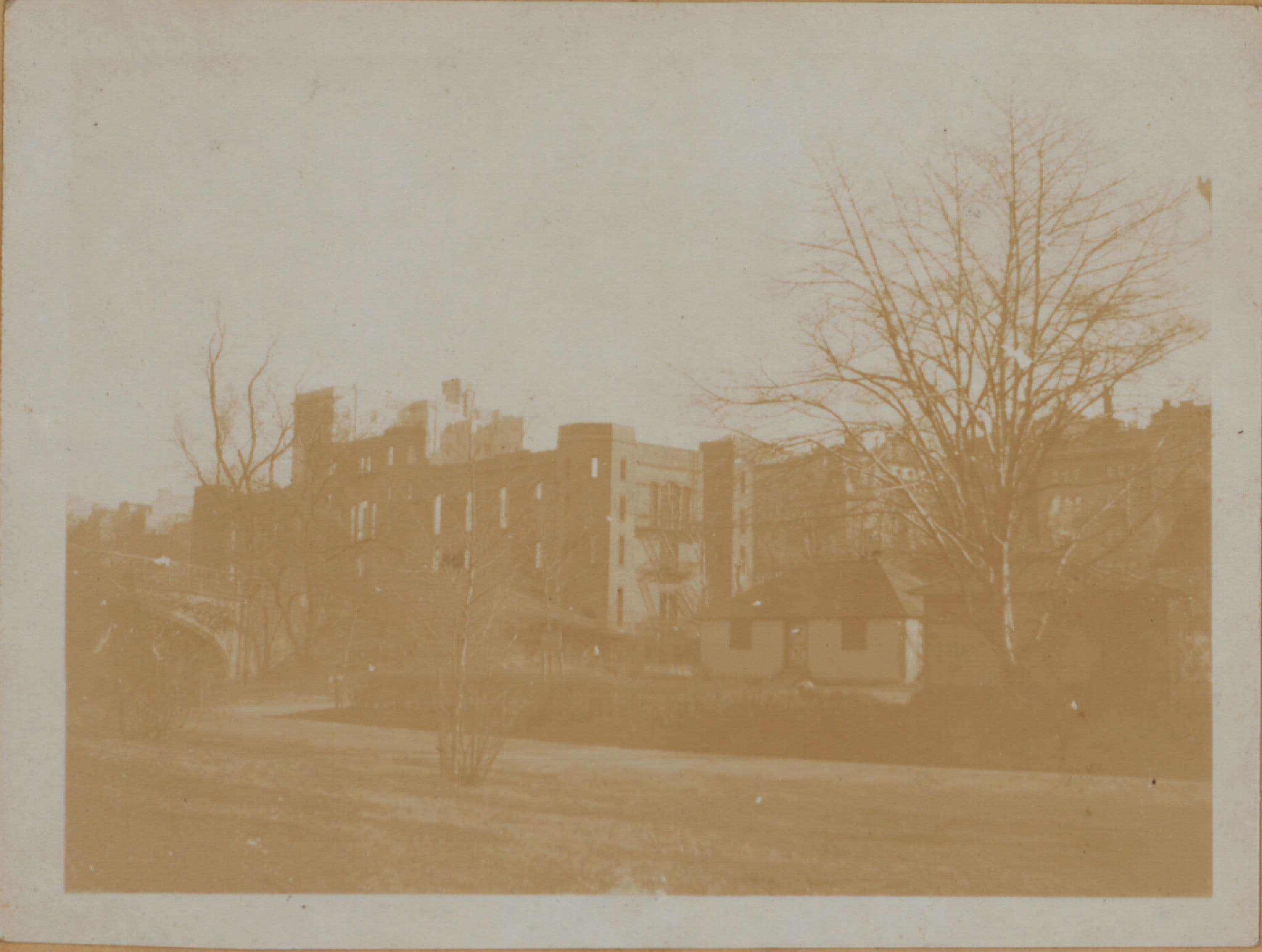 Manhattan: Central Park - [View of the Arsenal Building.]