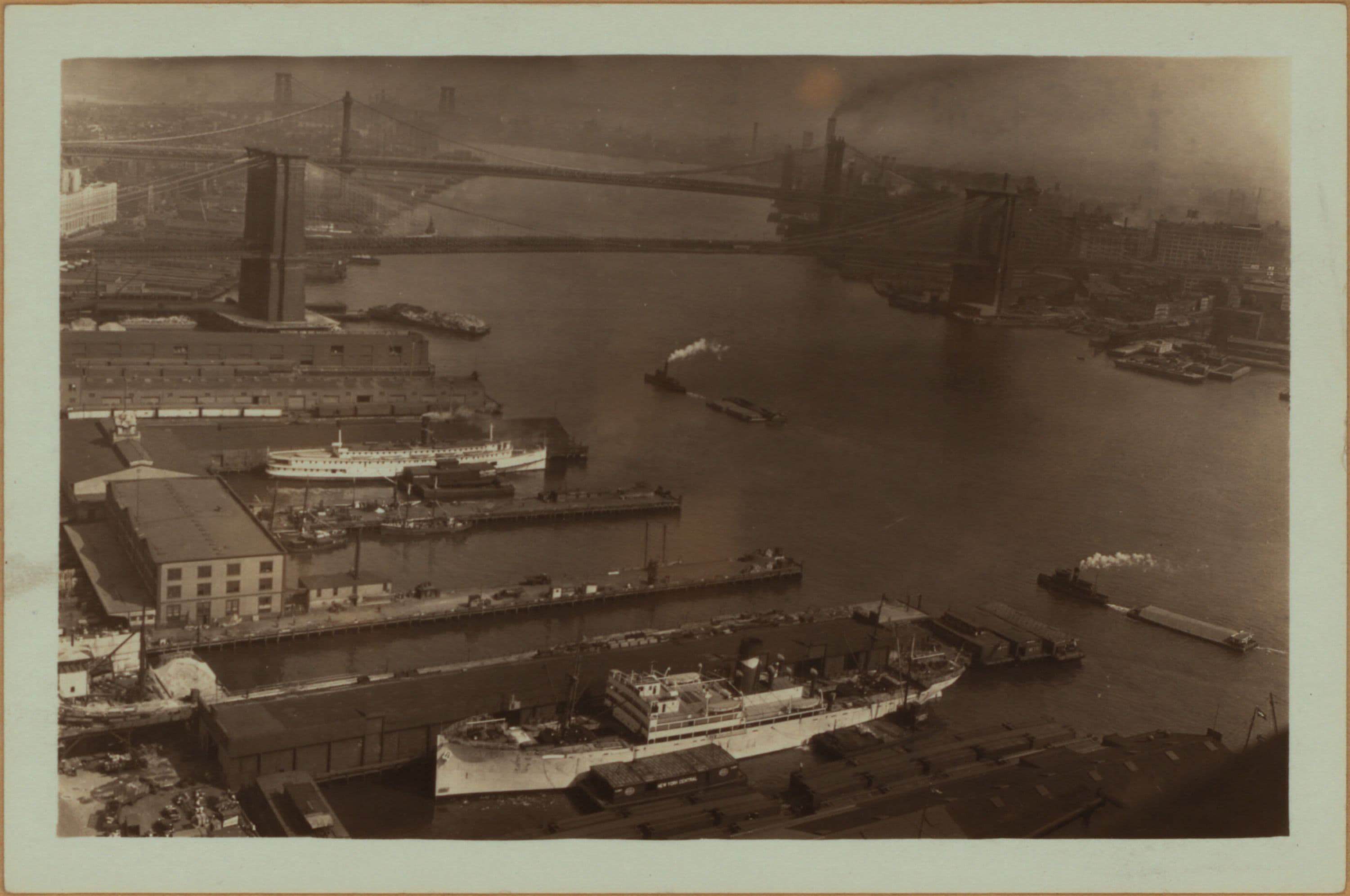 Bridges - Brooklyn Bridge - Manhattan Bridge - Williamsburg Bridge [view from 120 Wall Street].