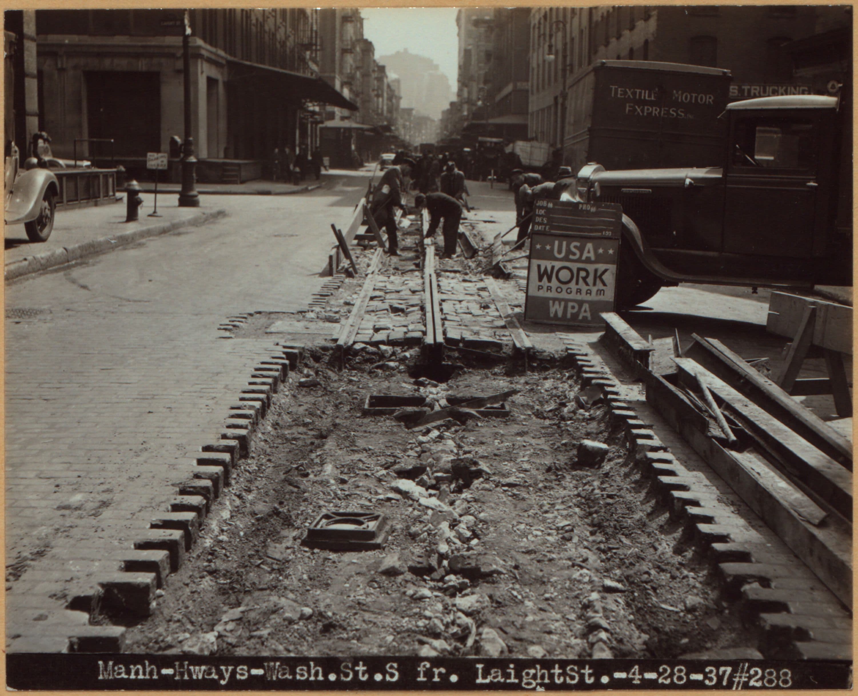 Manhattan: Washington Street - Vestry Street