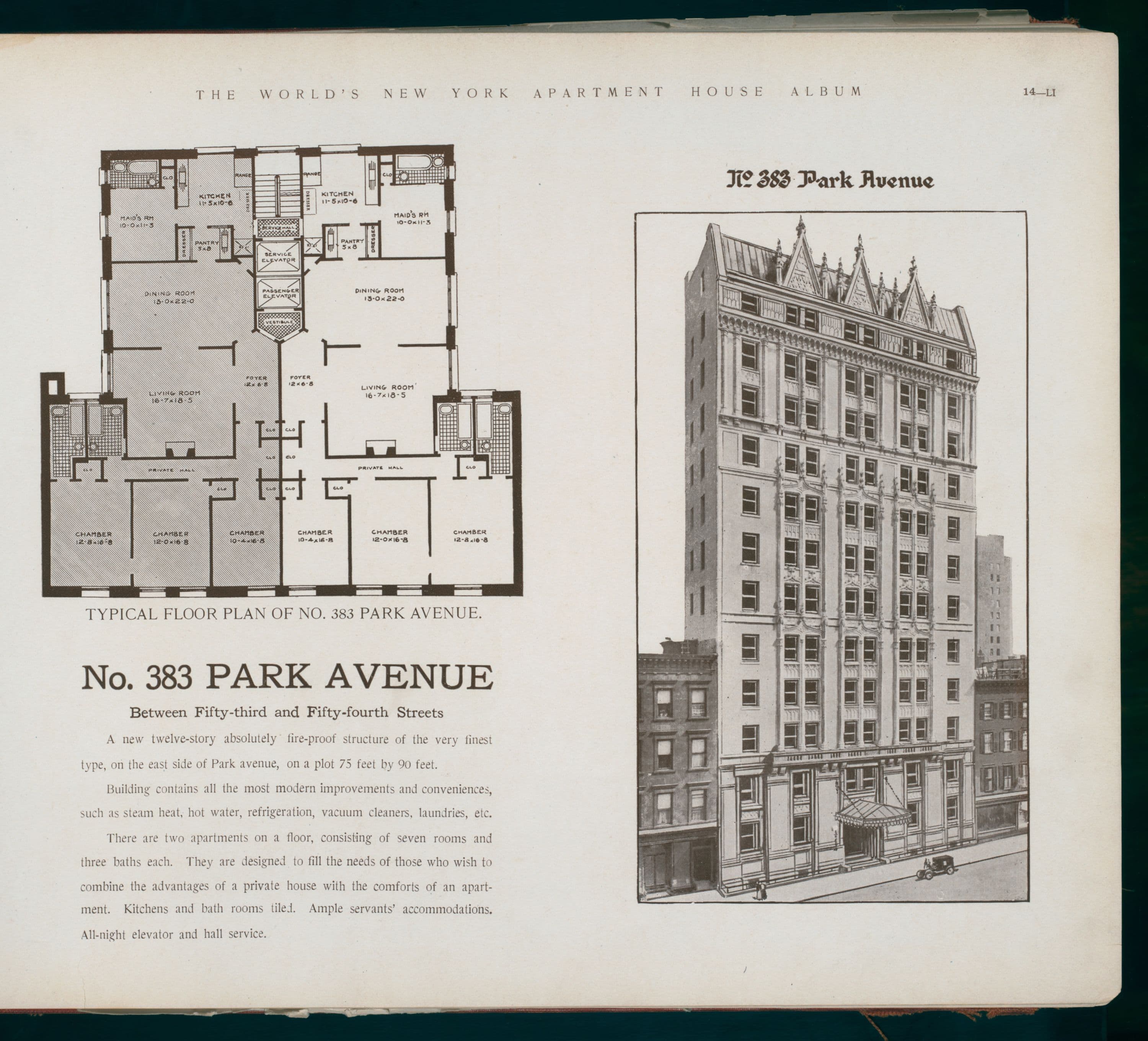 No. 383 Park Avenue. Between Fifty-third and Fifty-fourth Streets.