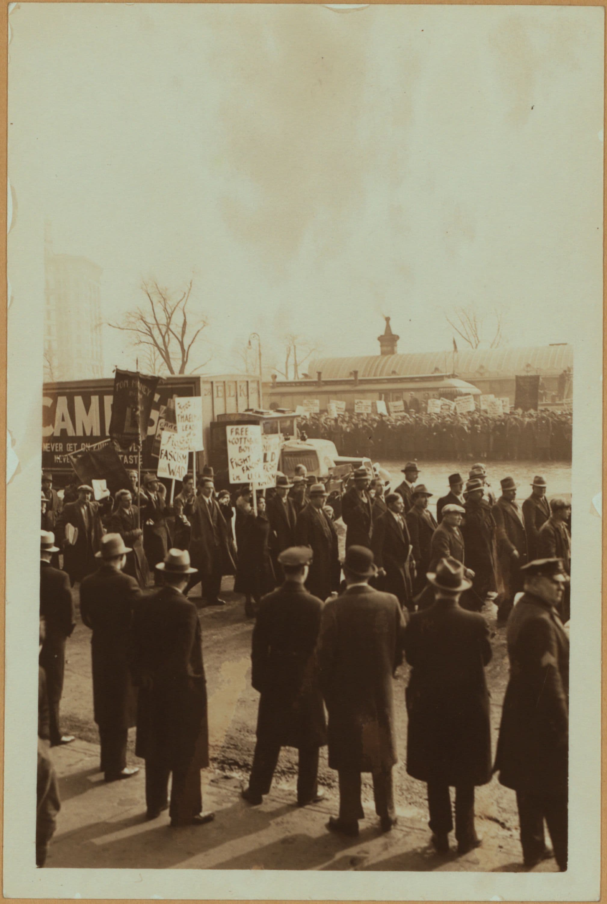 Strikes and demonstrations - Communists - [Battery Place.]