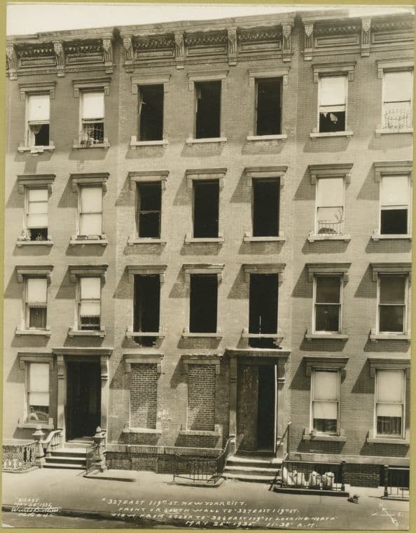 119th Street (East) #327, looking north