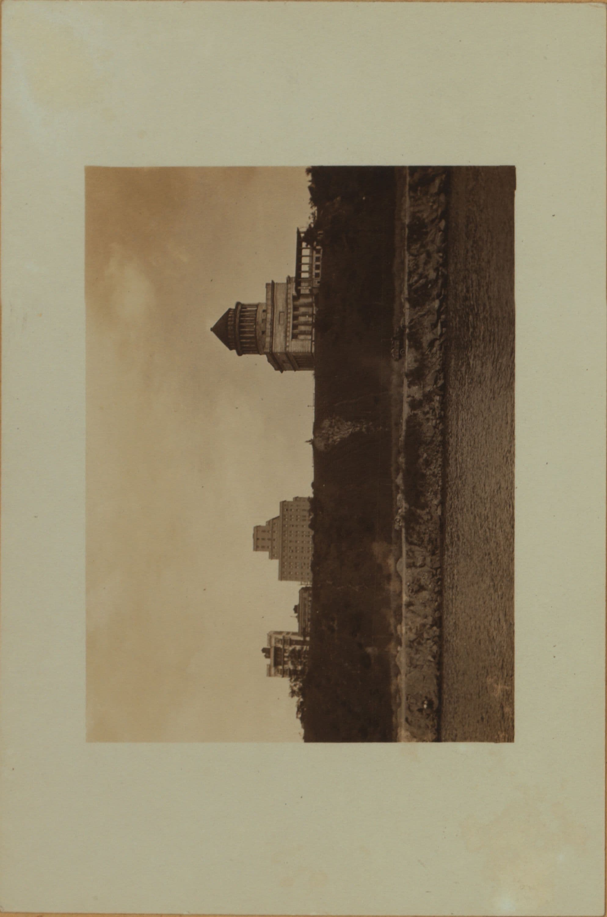 North (Hudson) River - Shore and skyline - Manhattan - 59th Street - George Washington Bridge - [International House of Columbia University.]